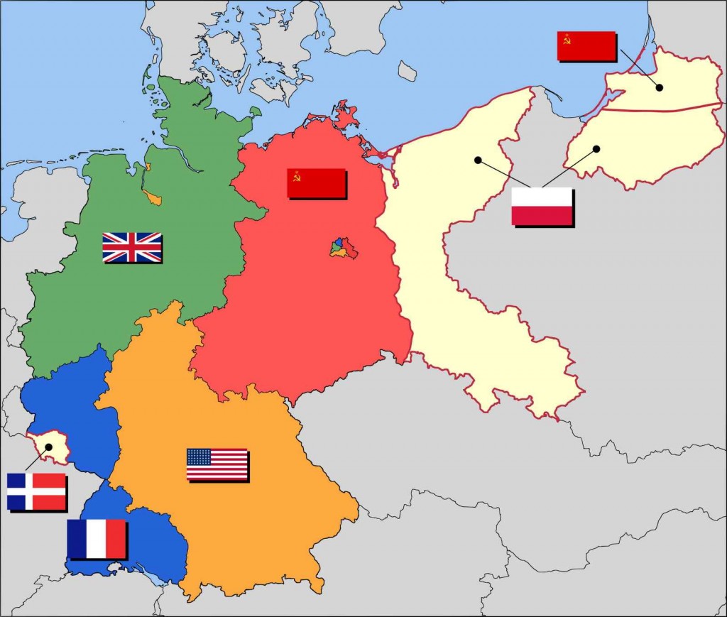Историческая карта Федеративной Республики Германия