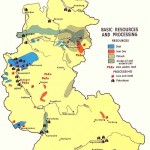 Экономическая карта Западной Германии