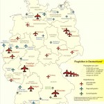 Карта аэропортов Германии