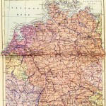 Советская карта Западной и Восточной Германии