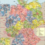 Детальная карта Германии с административно-территориальным делением