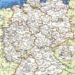 Политическая карта современной Германии