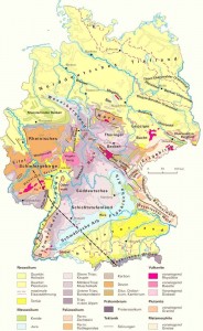 Геологическая карта Германии
