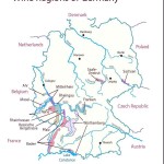Карта районов виноделия Германии