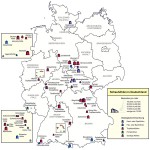 Самые известные пещеры Германии на карте